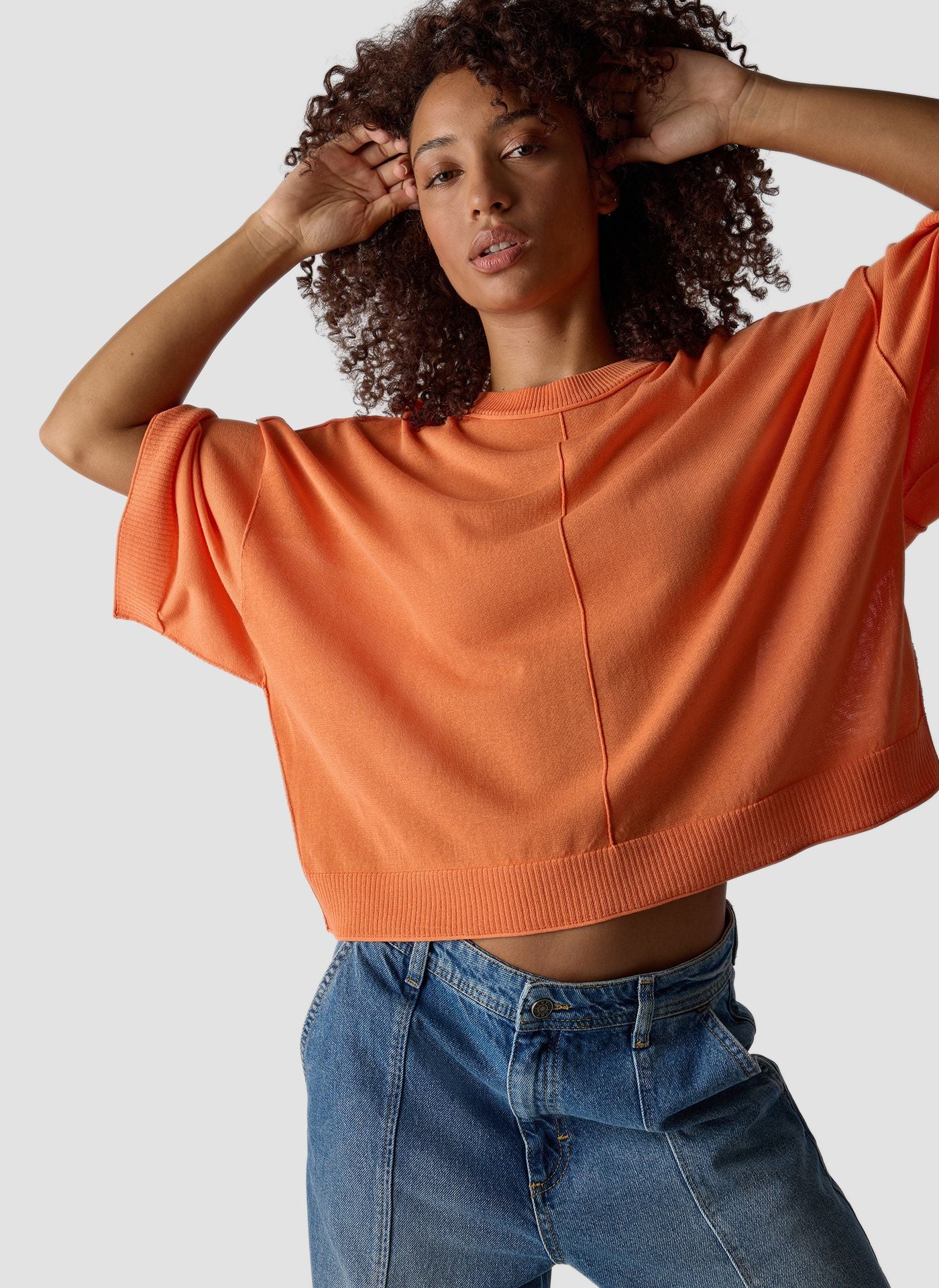Strickpullover ORANGE JUICE aus Baumwollmix