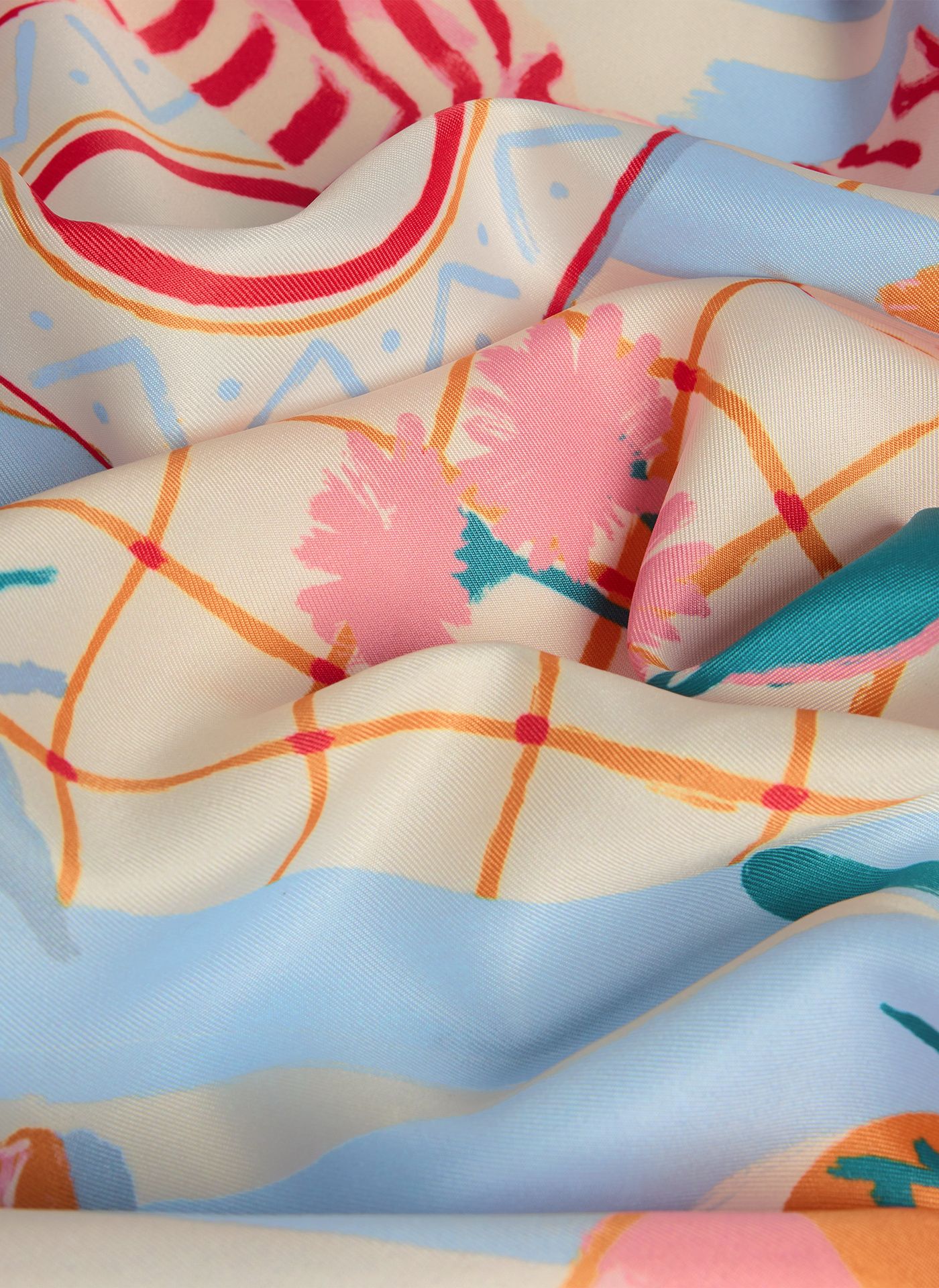 Tuch mit Allover-Print