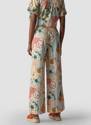 Stoffhose Wide Leg