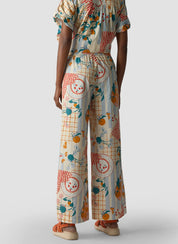 Stoffhose Wide Leg