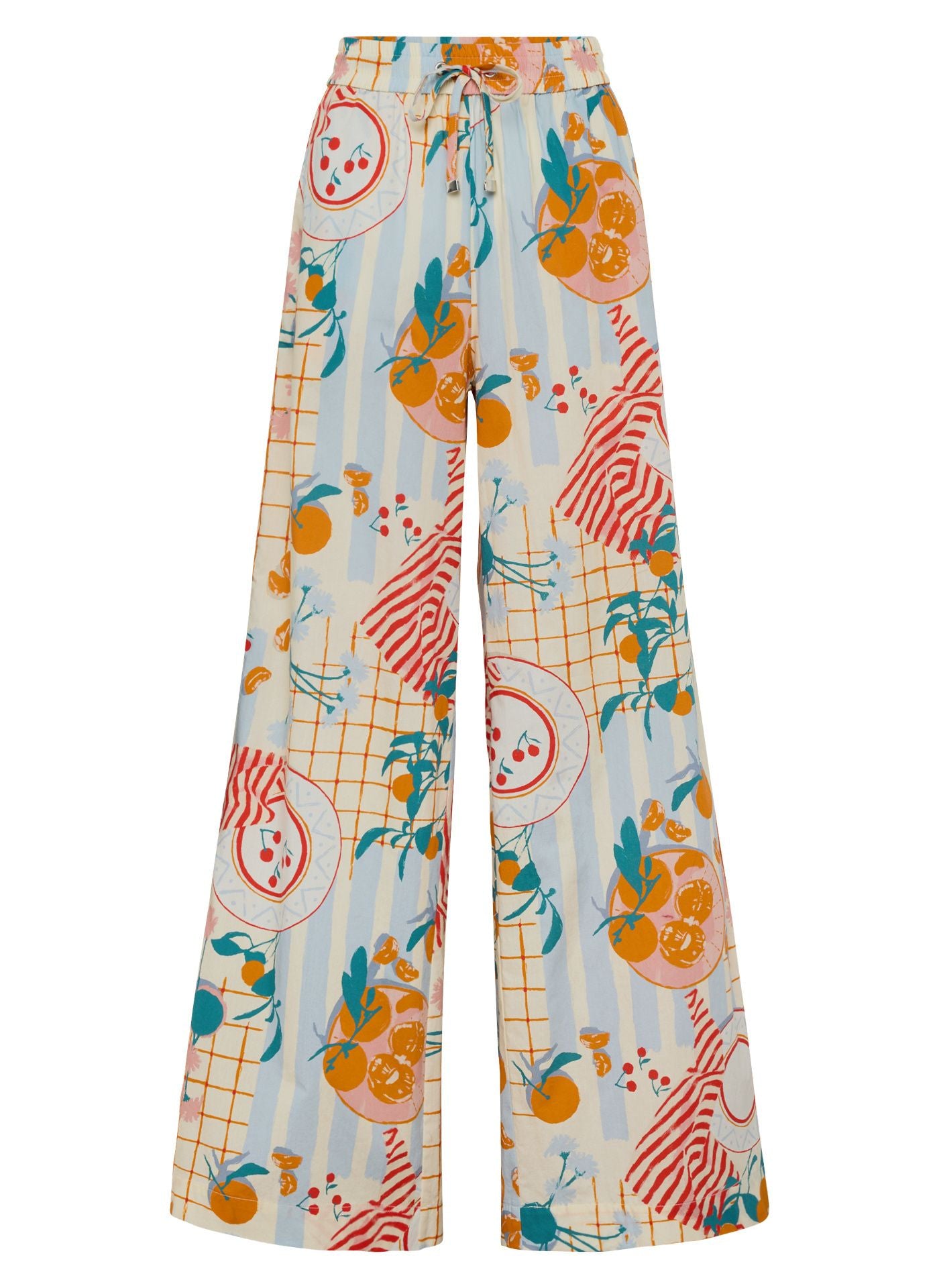 Stoffhose Wide Leg