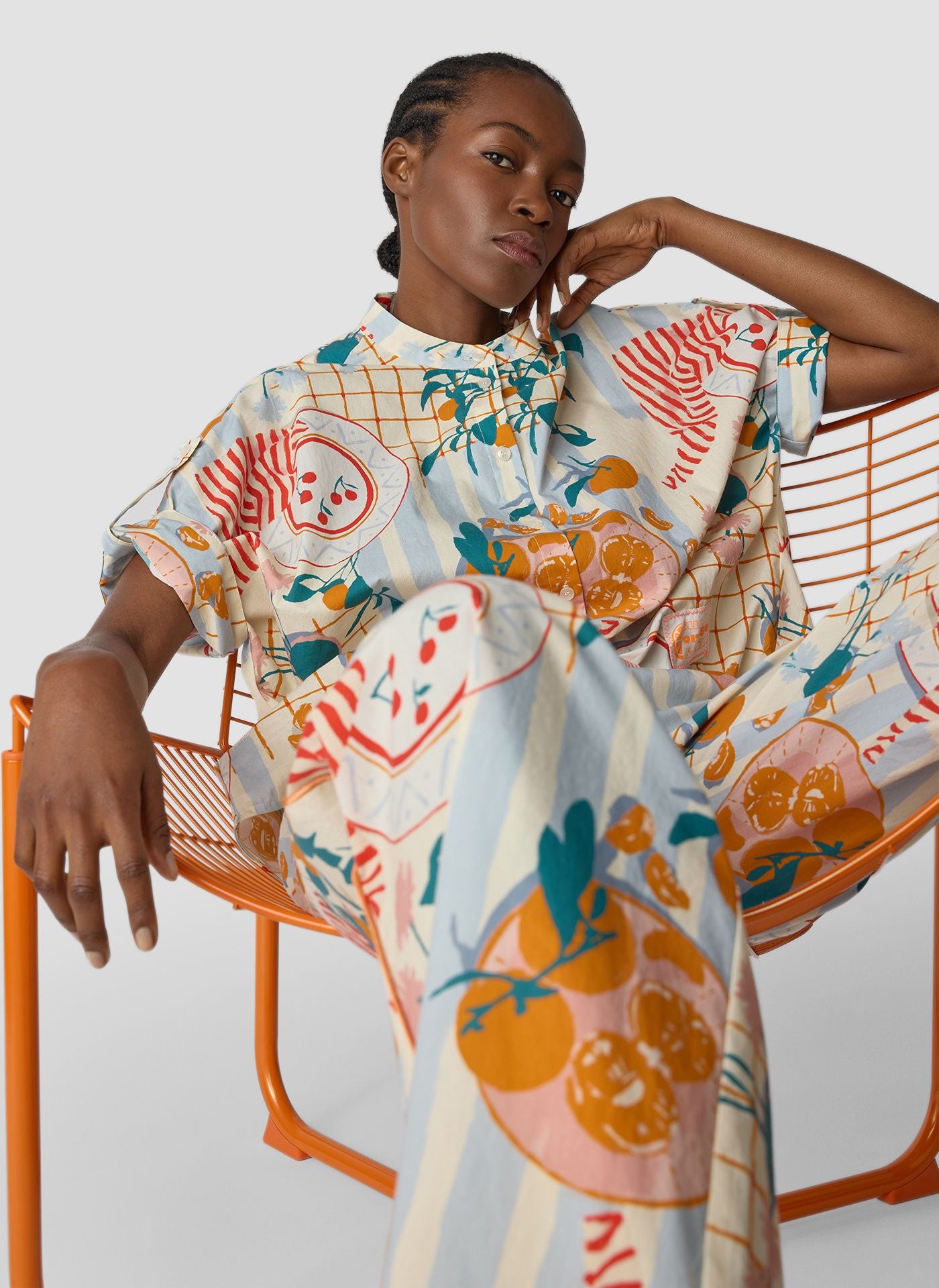 Bluse ORANGE JUICE aus Baumwolle