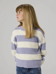Strickpullover gestreift