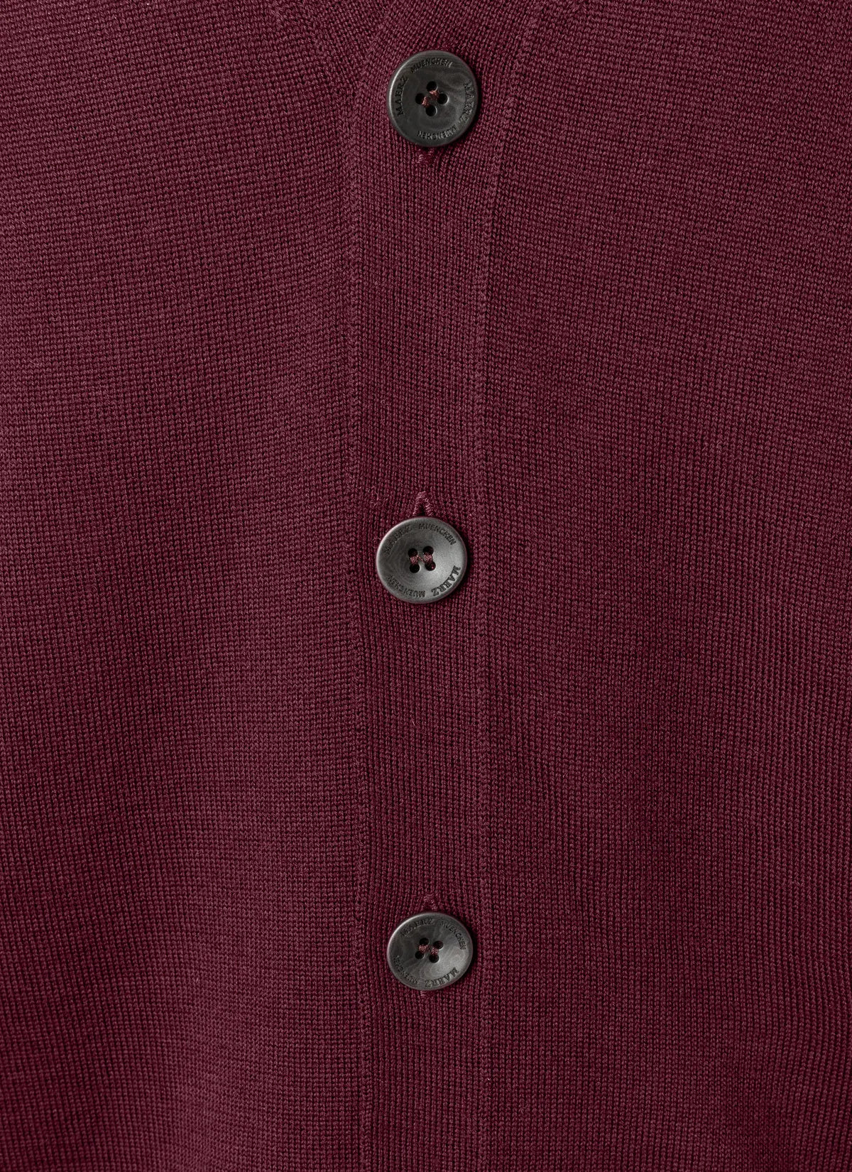 Strick-Cardigan aus Merinowolle