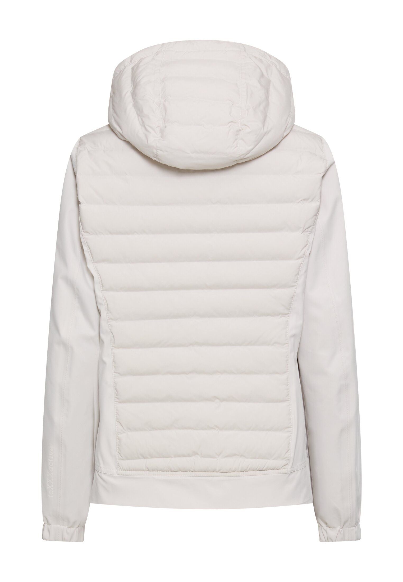 Hybridjacke mit verstellbarer Kapuze