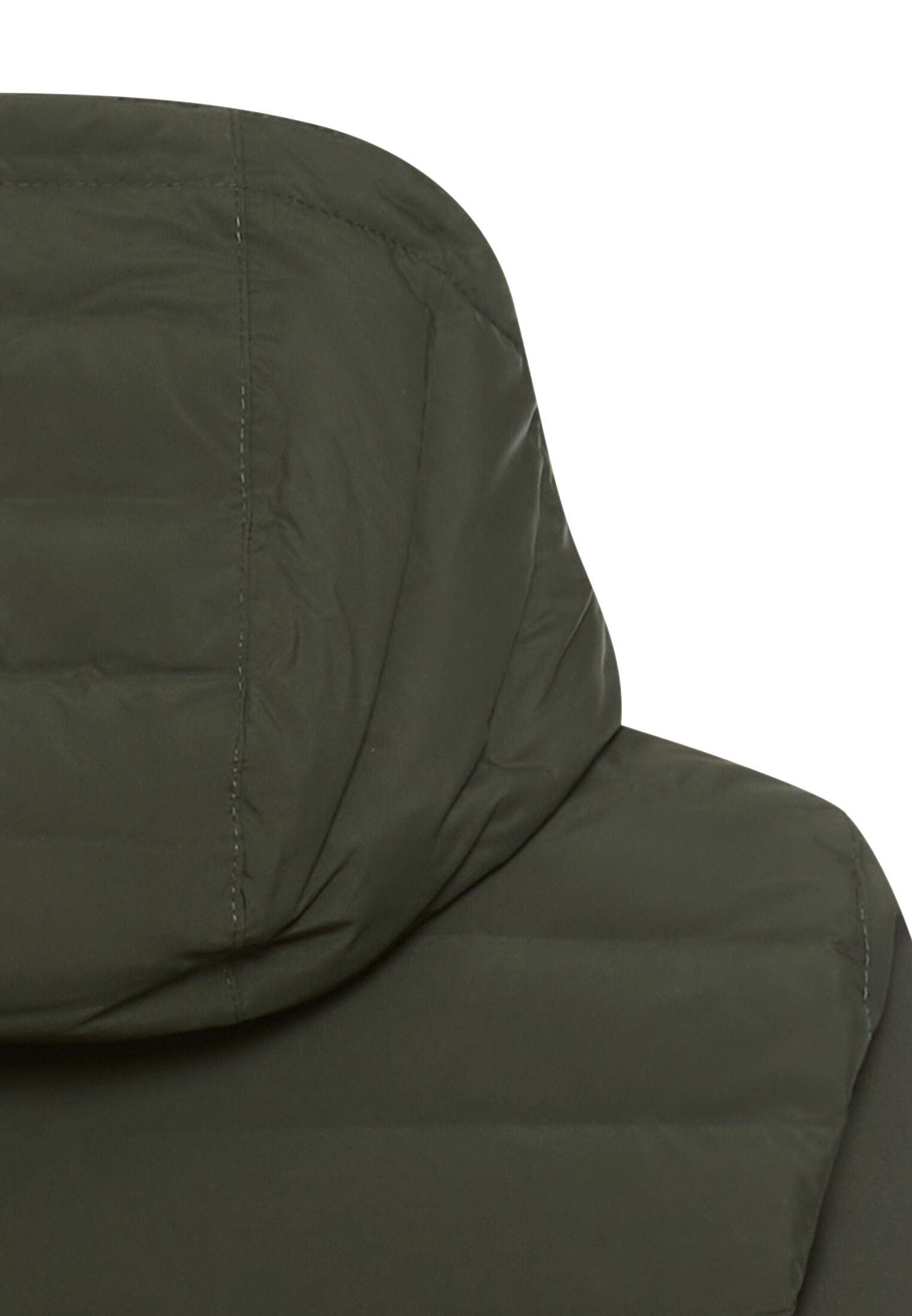 Hybridjacke mit verstellbarer Kapuze