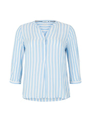 Gestreifte Bluse aus Viskose