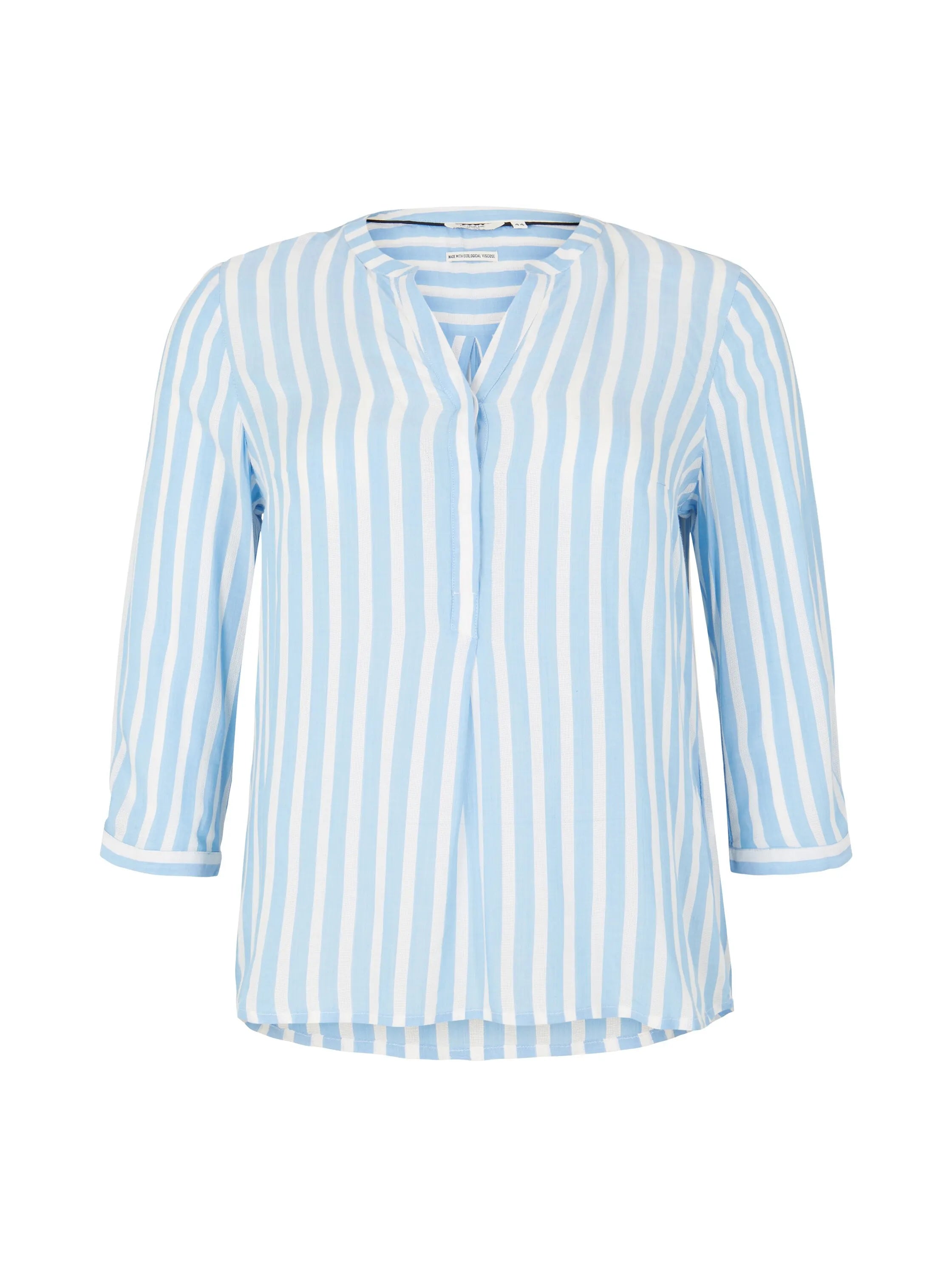 Gestreifte Bluse aus Viskose