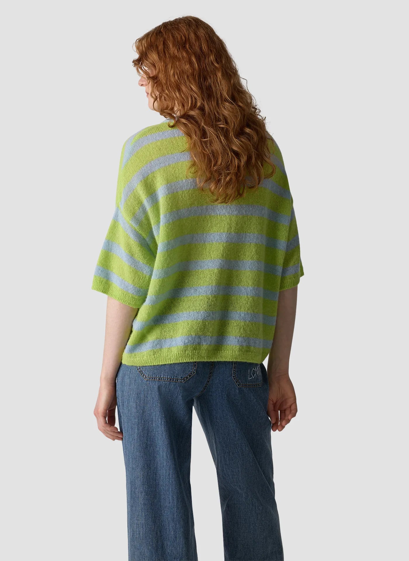 Strickpullover mit Rundhalsausschnitt