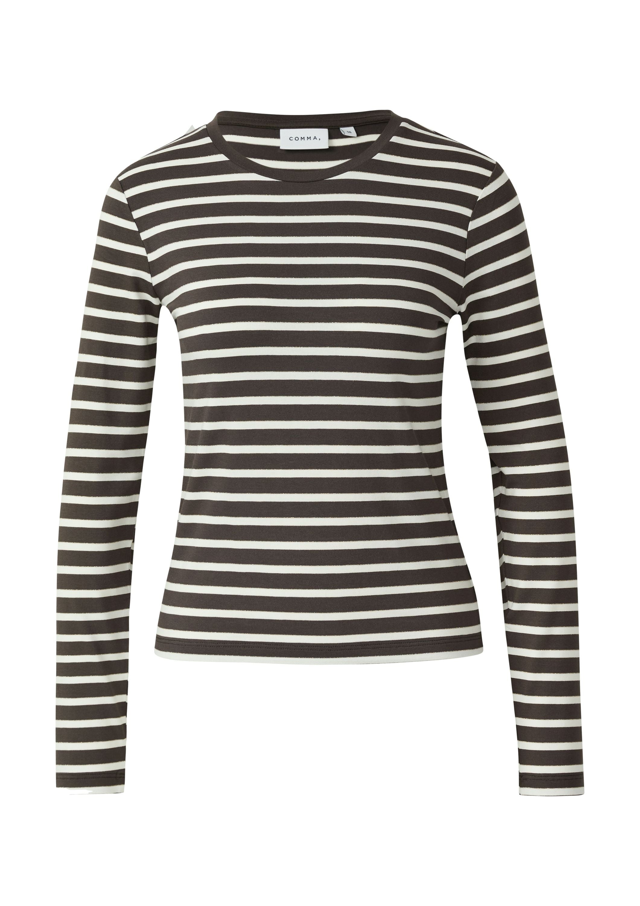 Langarmshirt gestreift
