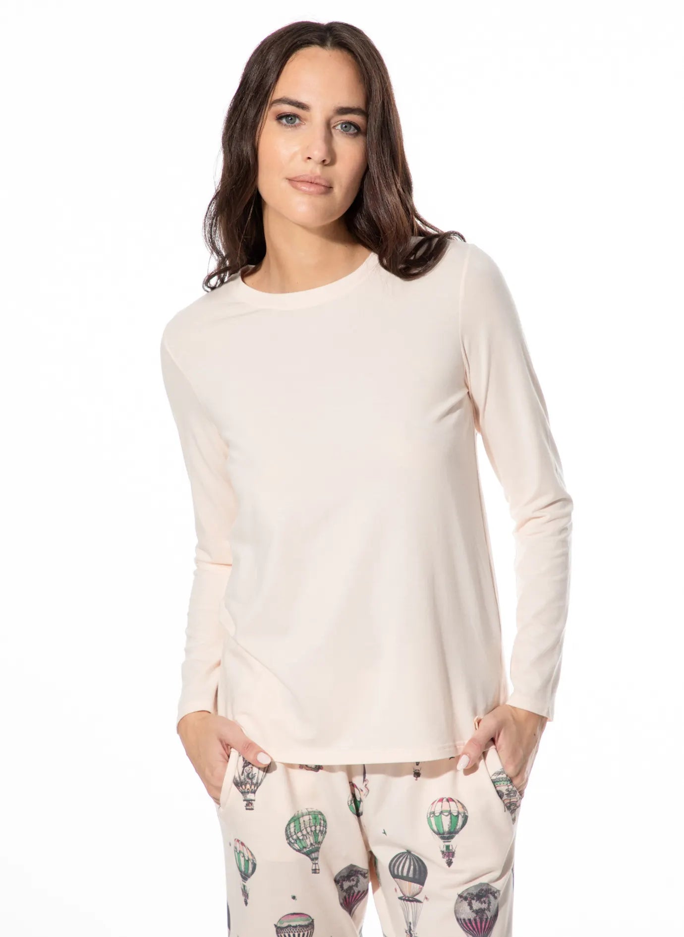 Langarmshirt aus Modalmix