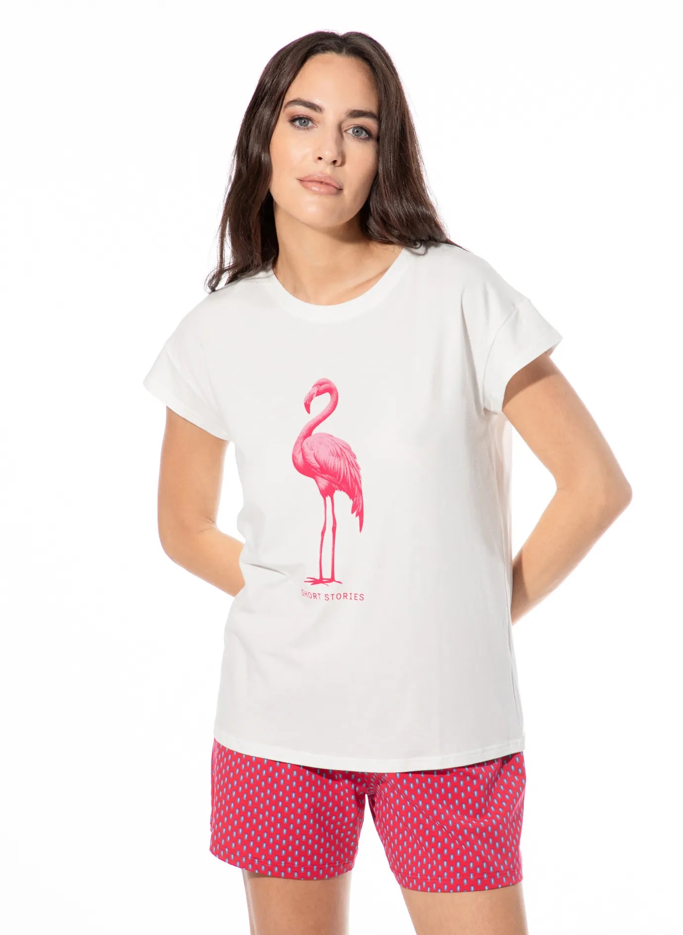 T-Shirt aus Modalmix