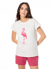 T-Shirt aus Modalmix