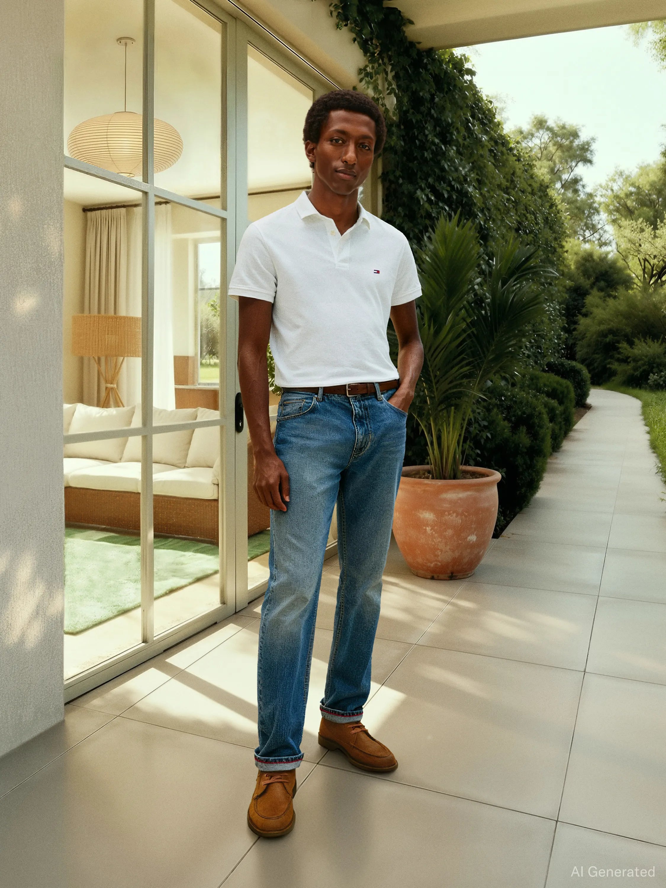 Poloshirt  aus Baumwolle