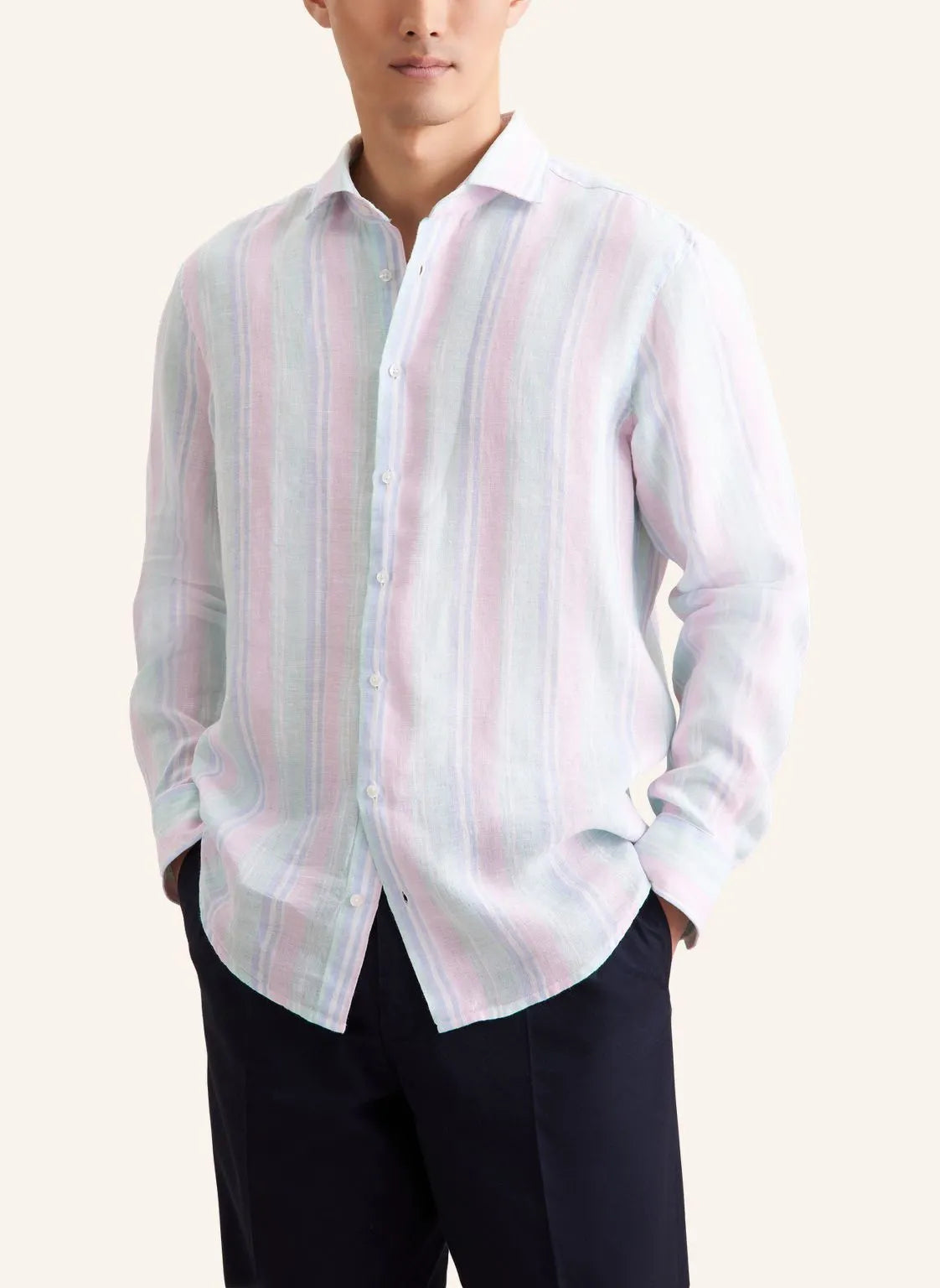 Leinenhemd Regular Fit