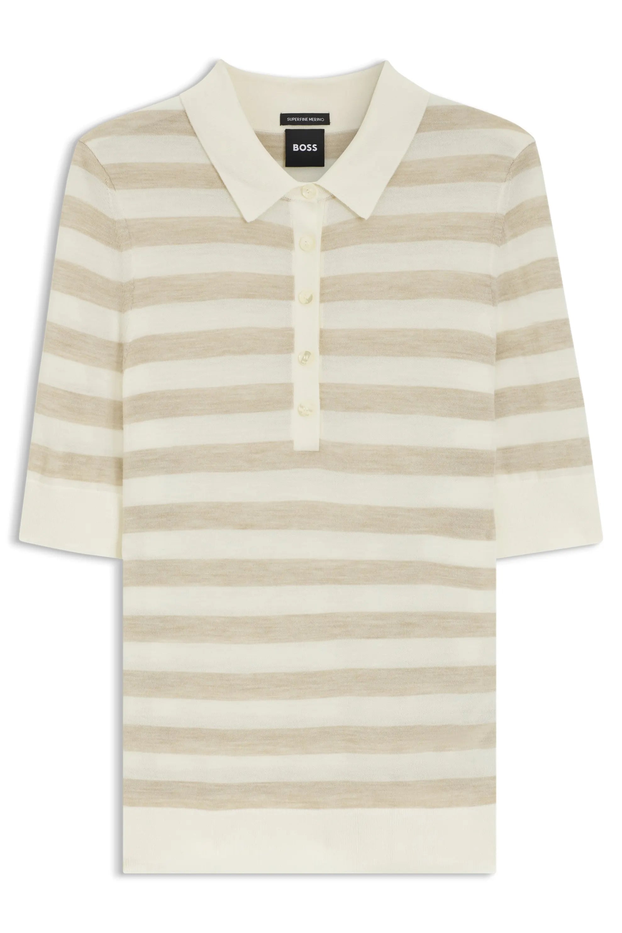 Strick-Poloshirt FIDENKA aus Schurwolle