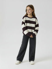 Strickpullover gestreift