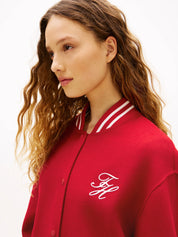 College-Jacke aus Wollmix