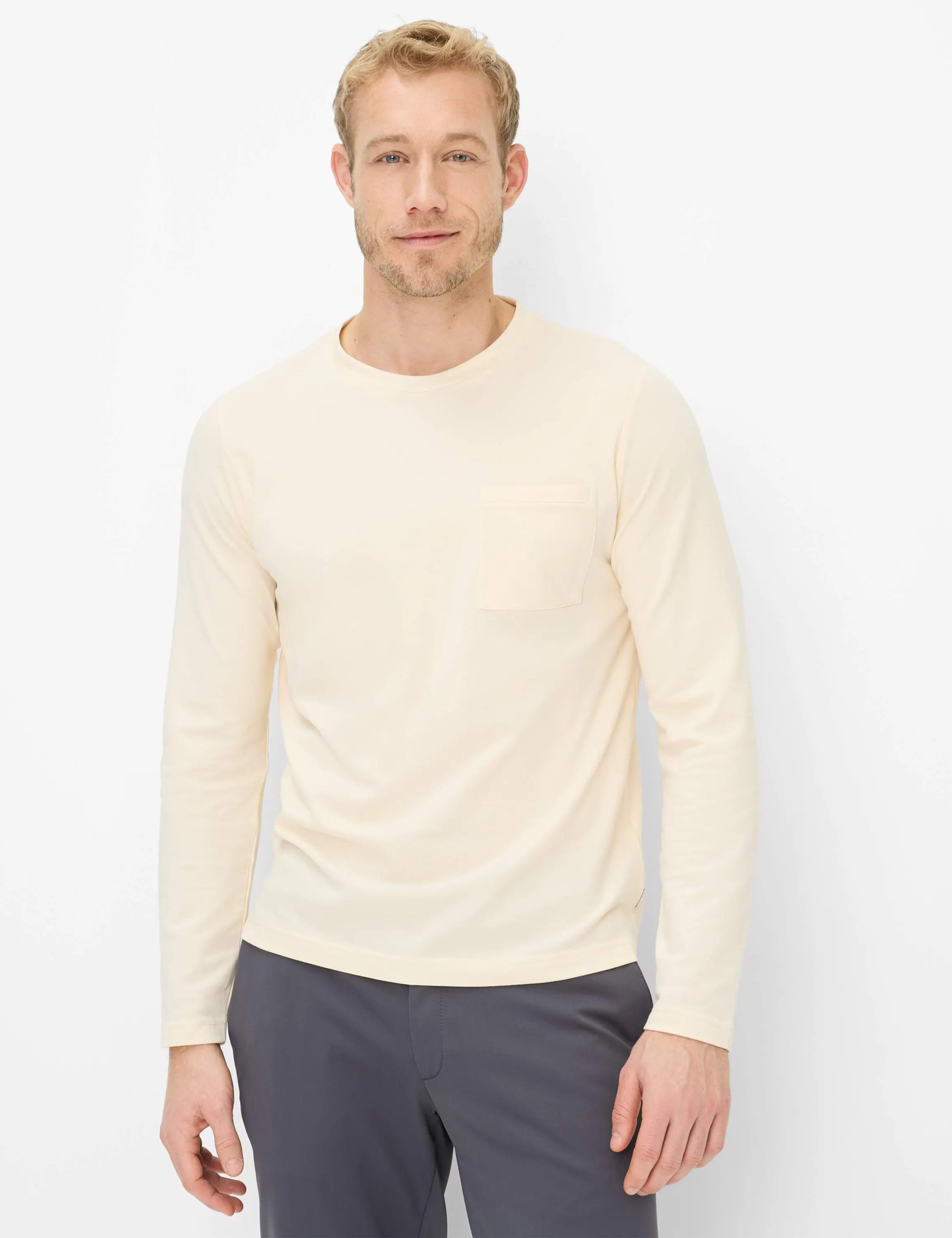 Langarmshirt TIMON aus Baumwollmix