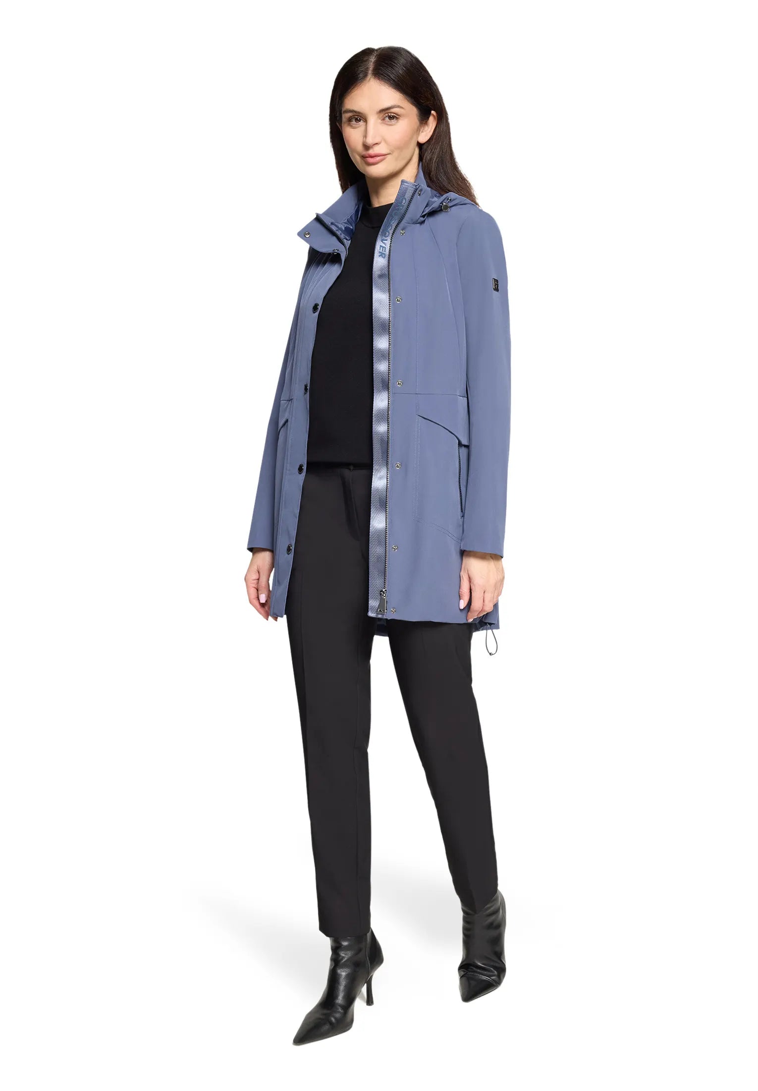 Regenjacke mit Kapuze