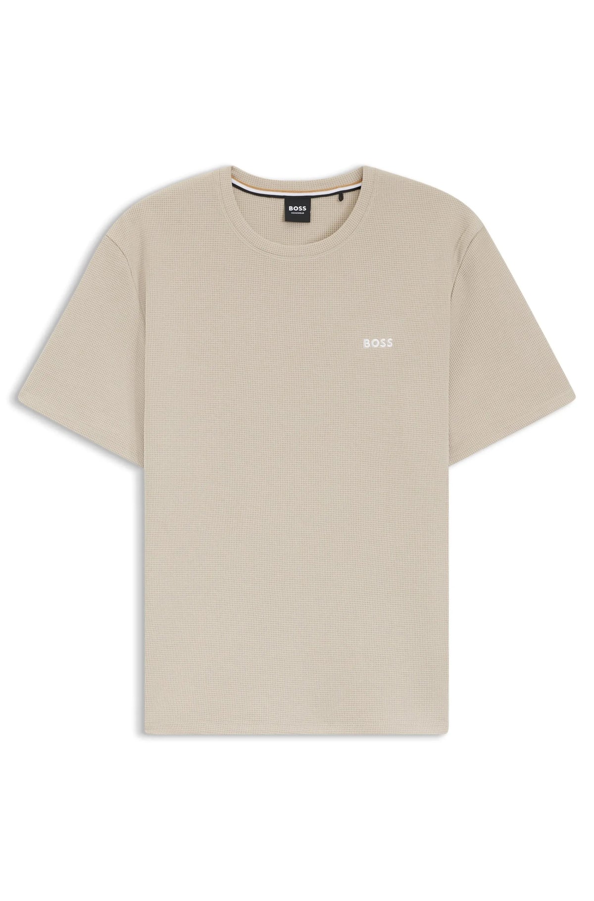 Pyjama-Shirt in Waffelstruktur