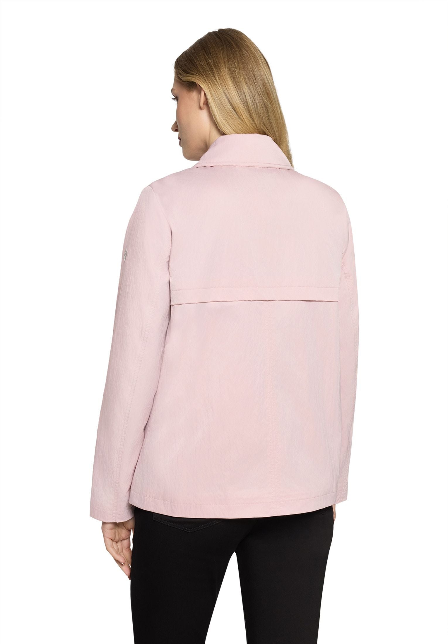 Übergangsjacke mit aufliegendem Kragen