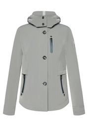 Übergangsjacke mit abnehmbarer Kapuze
