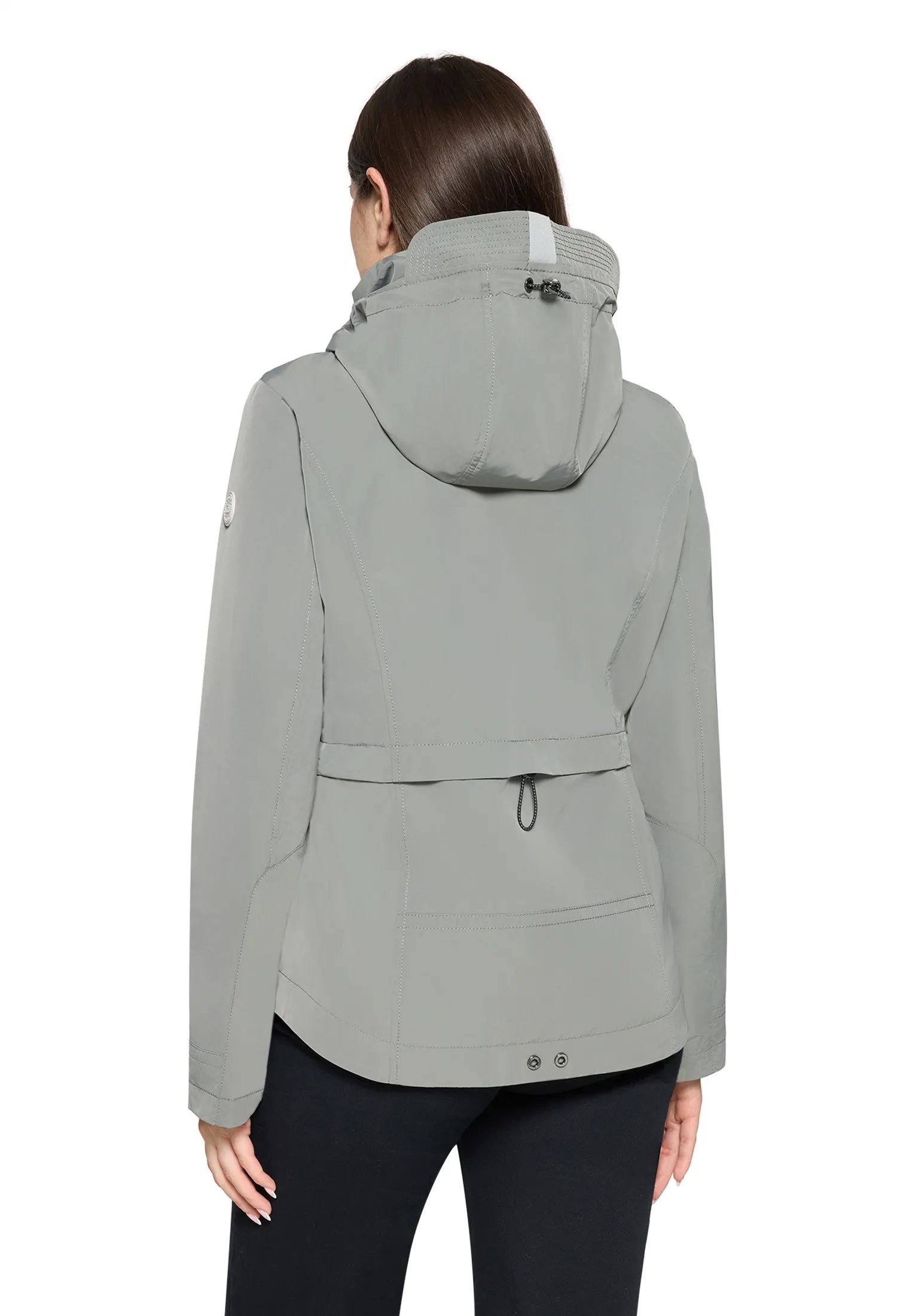 Übergangsjacke mit abnehmbarer Kapuze