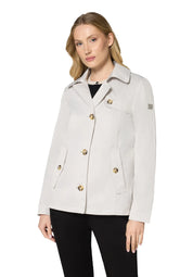 Übergangsjacke mit aufliegendem Kragen