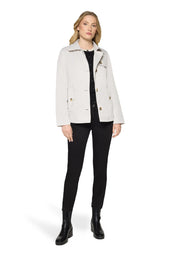 Übergangsjacke mit aufliegendem Kragen