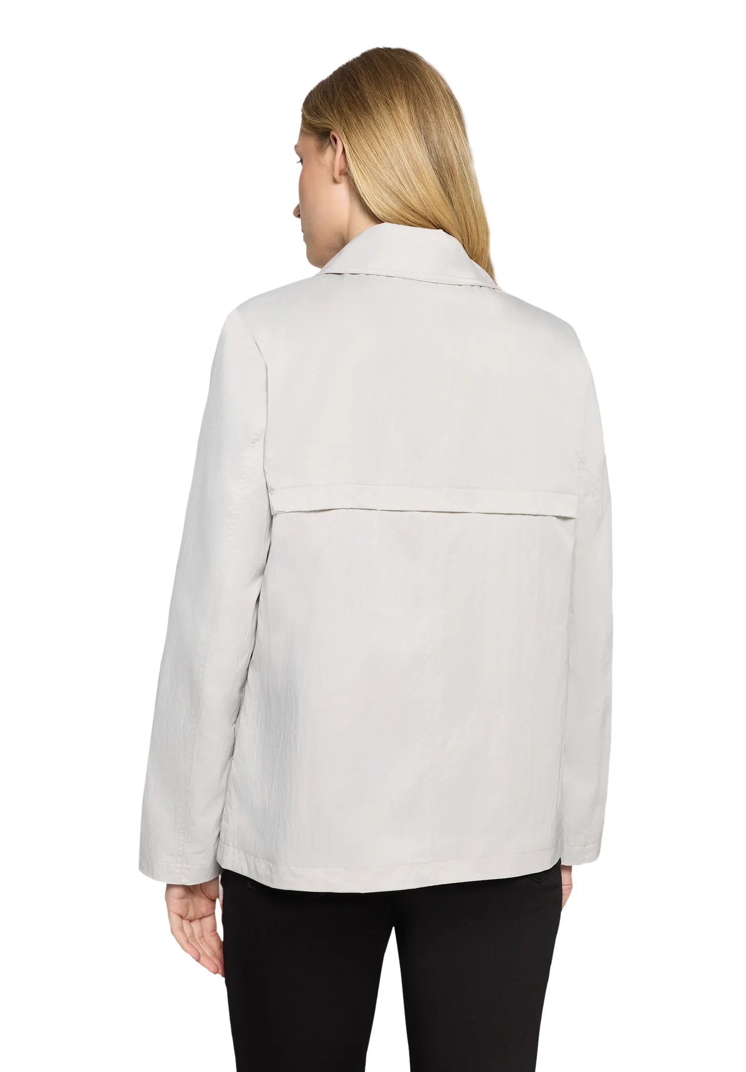 Übergangsjacke mit aufliegendem Kragen
