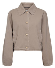 Jeansjacke cropped aus Baumwolle