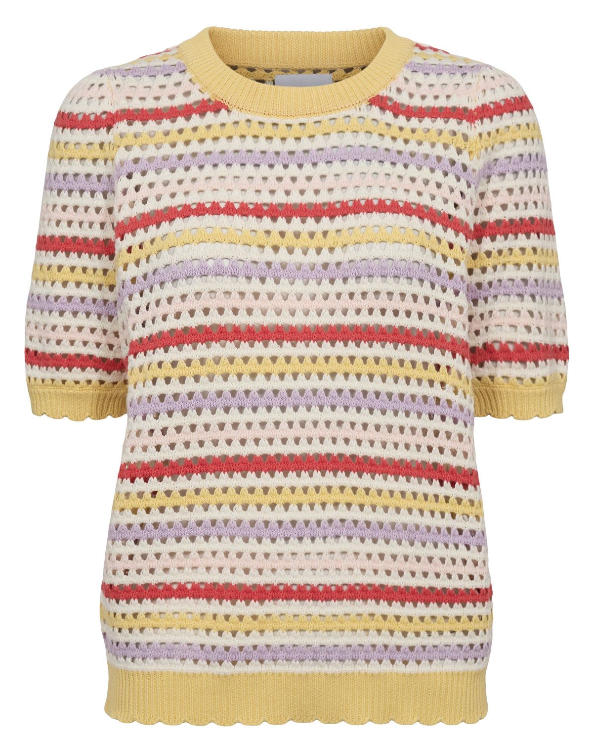 Strick-T-Shirt aus Baumwolle