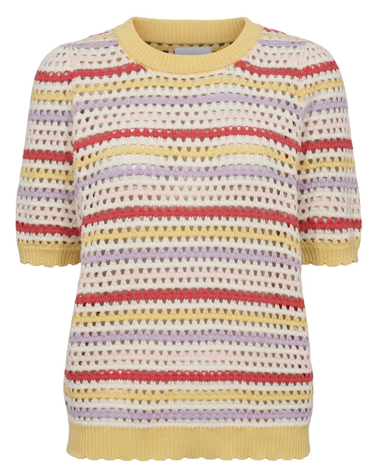 Strick-T-Shirt aus Baumwolle