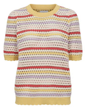 Strick-T-Shirt aus Baumwolle