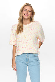 Strick-T-Shirt NUNEPSA aus Baumwollmix
