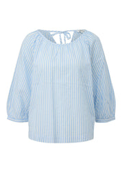 Bluse Relaxed Fit aus Baumwollmix
