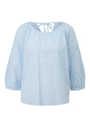 Bluse Relaxed Fit aus Baumwollmix