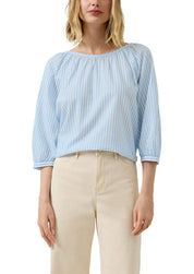 Bluse Relaxed Fit aus Baumwollmix