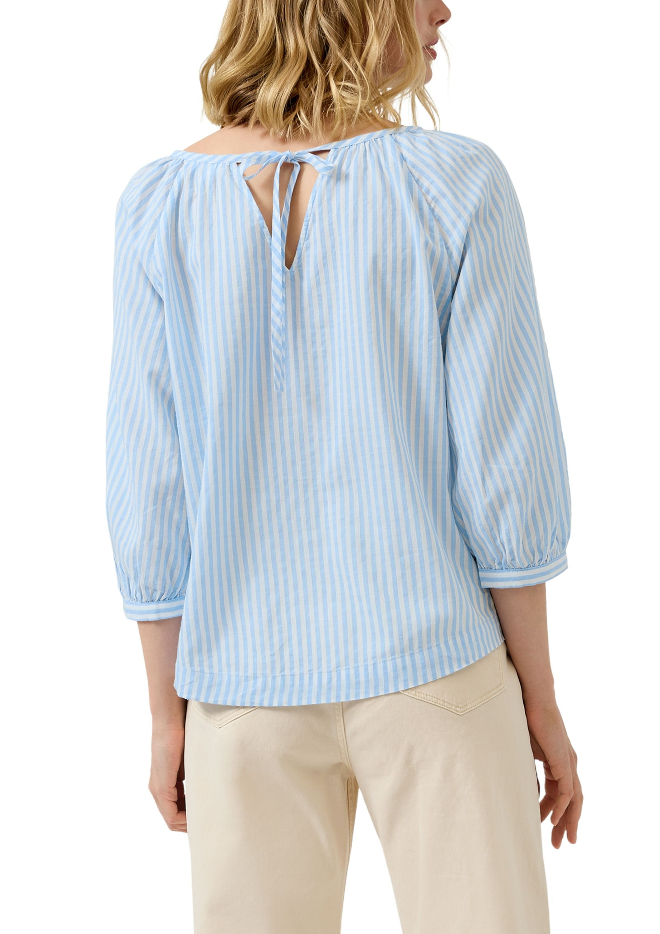 Bluse Relaxed Fit aus Baumwollmix