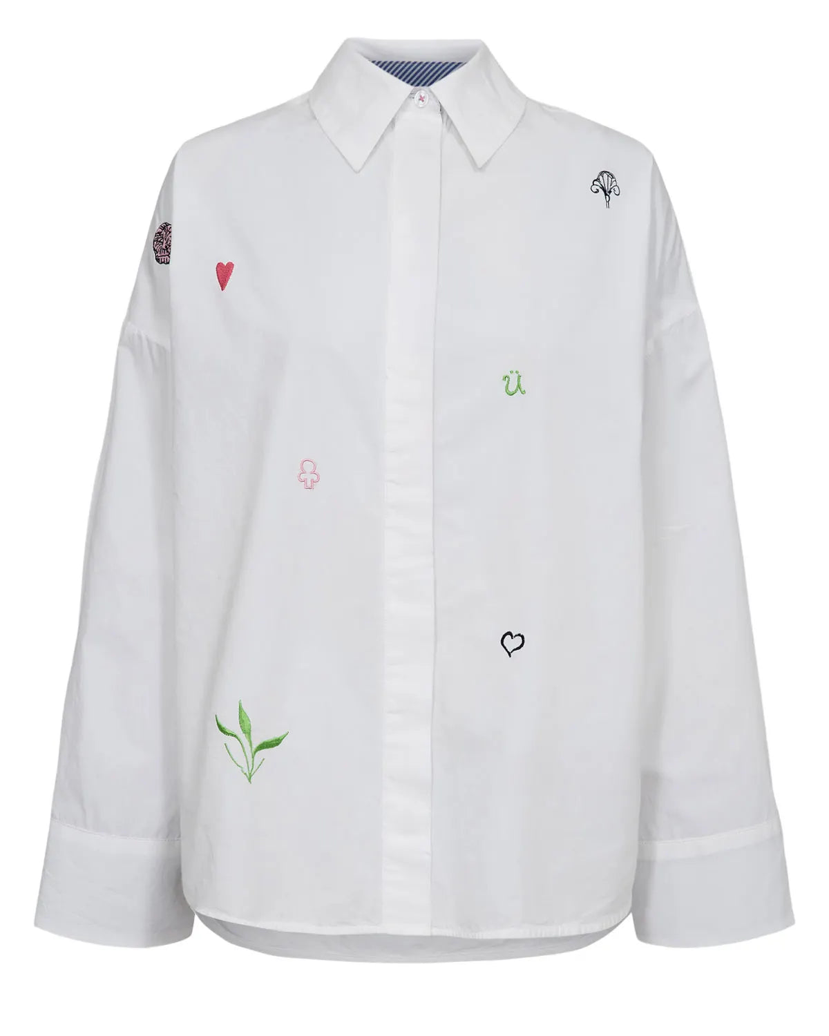 Bluse NUJUNA aus Baumwolle
