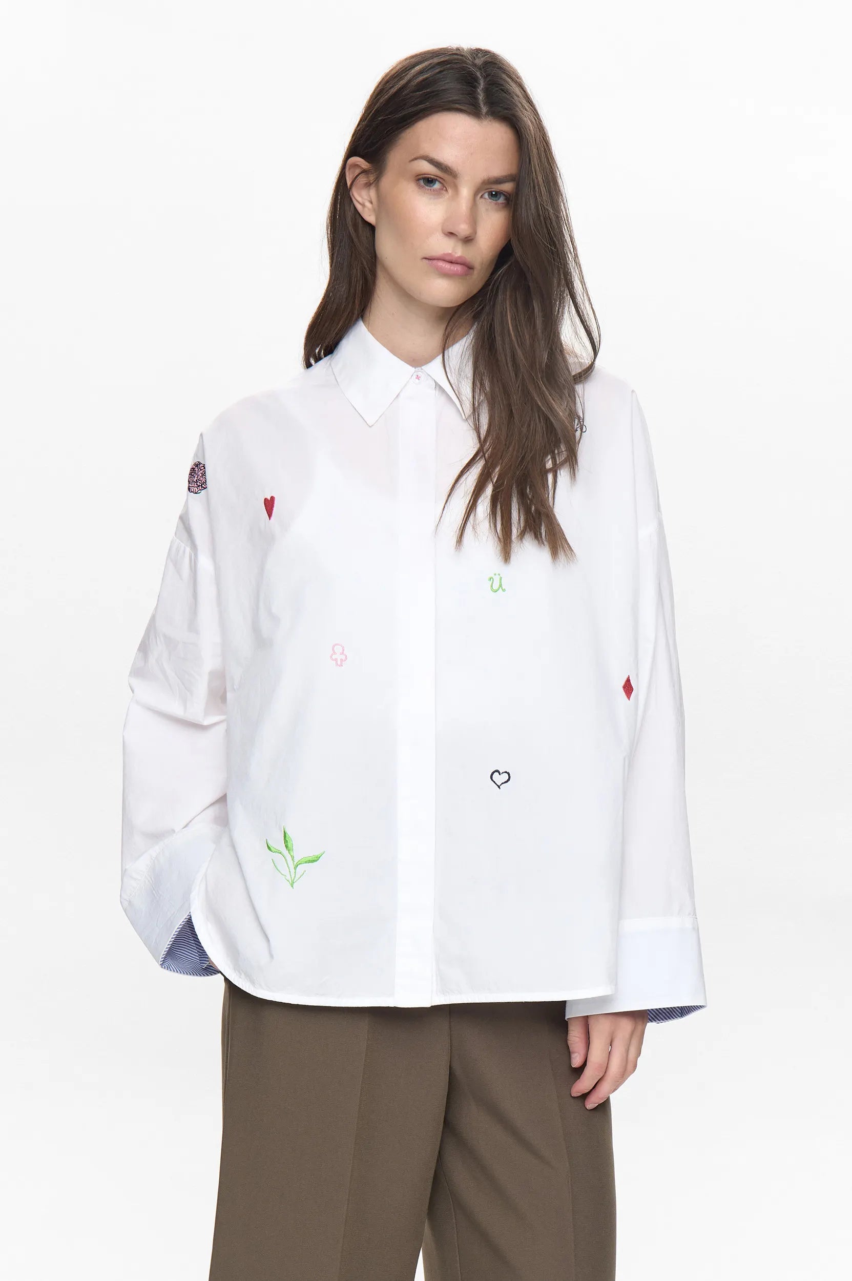 Bluse NUJUNA aus Baumwolle