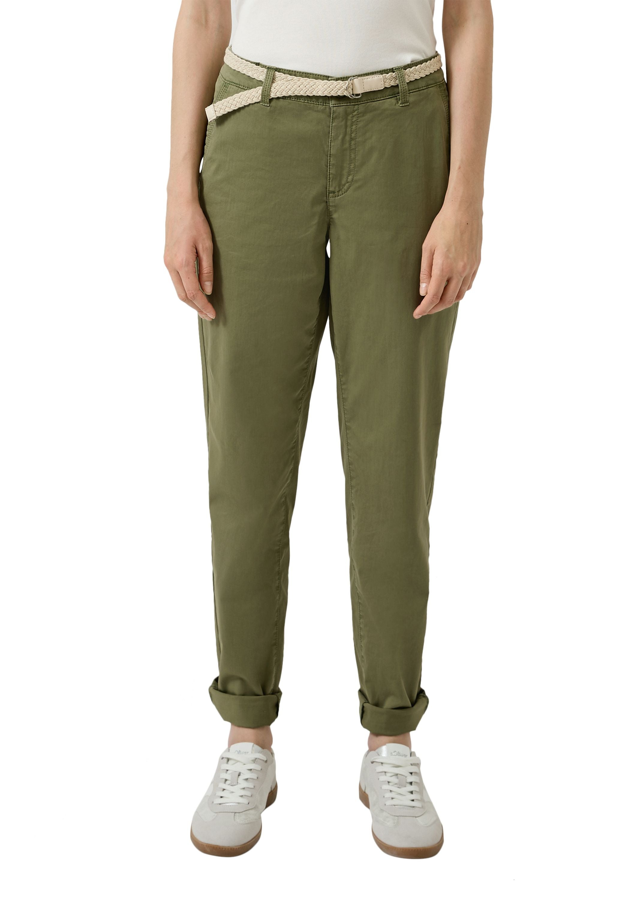 Chino Regular Fit aus Baumwollmix