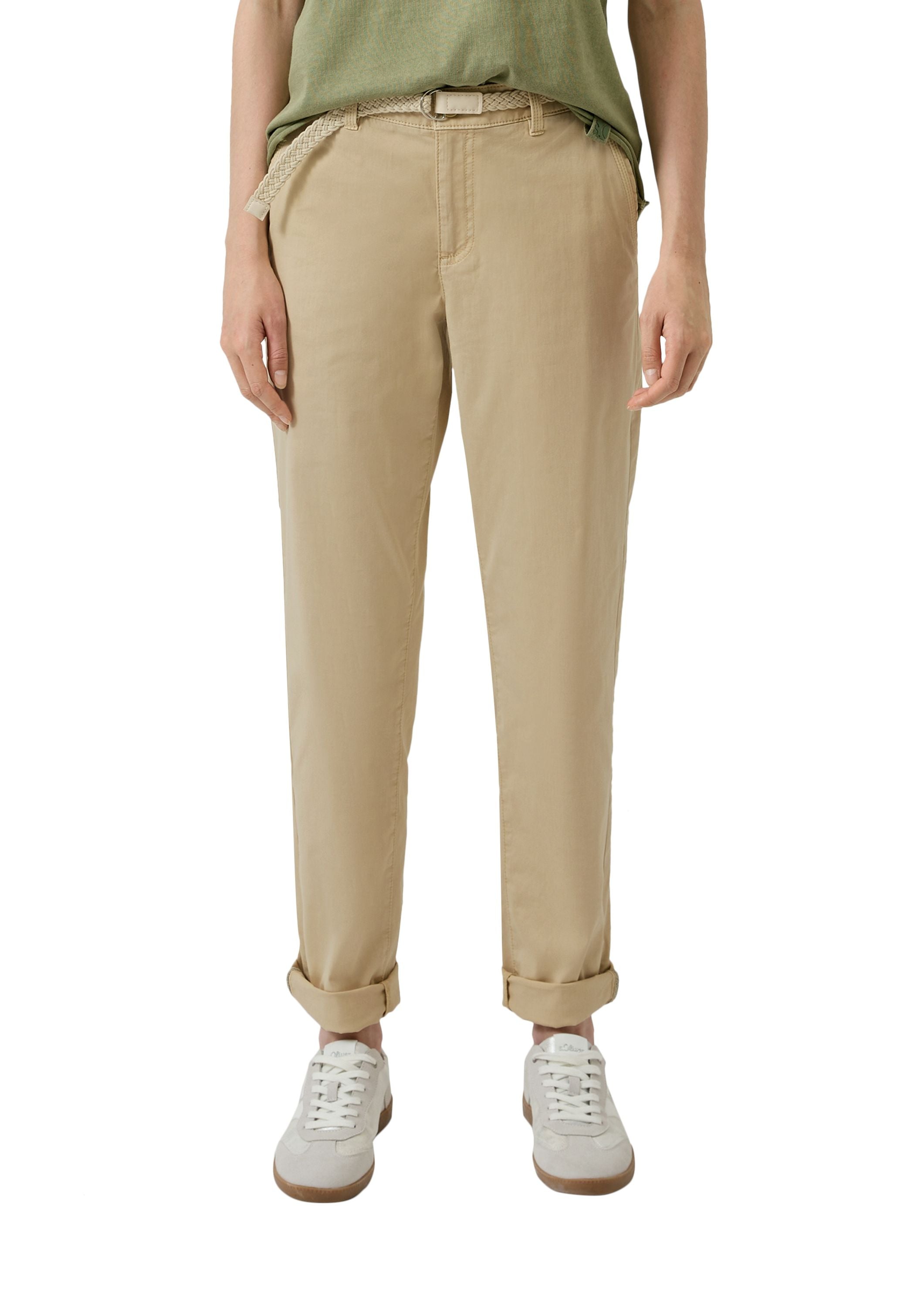 Chino Regular Fit aus Baumwollmix
