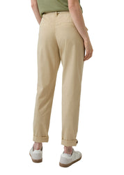 Chino Regular Fit aus Baumwollmix