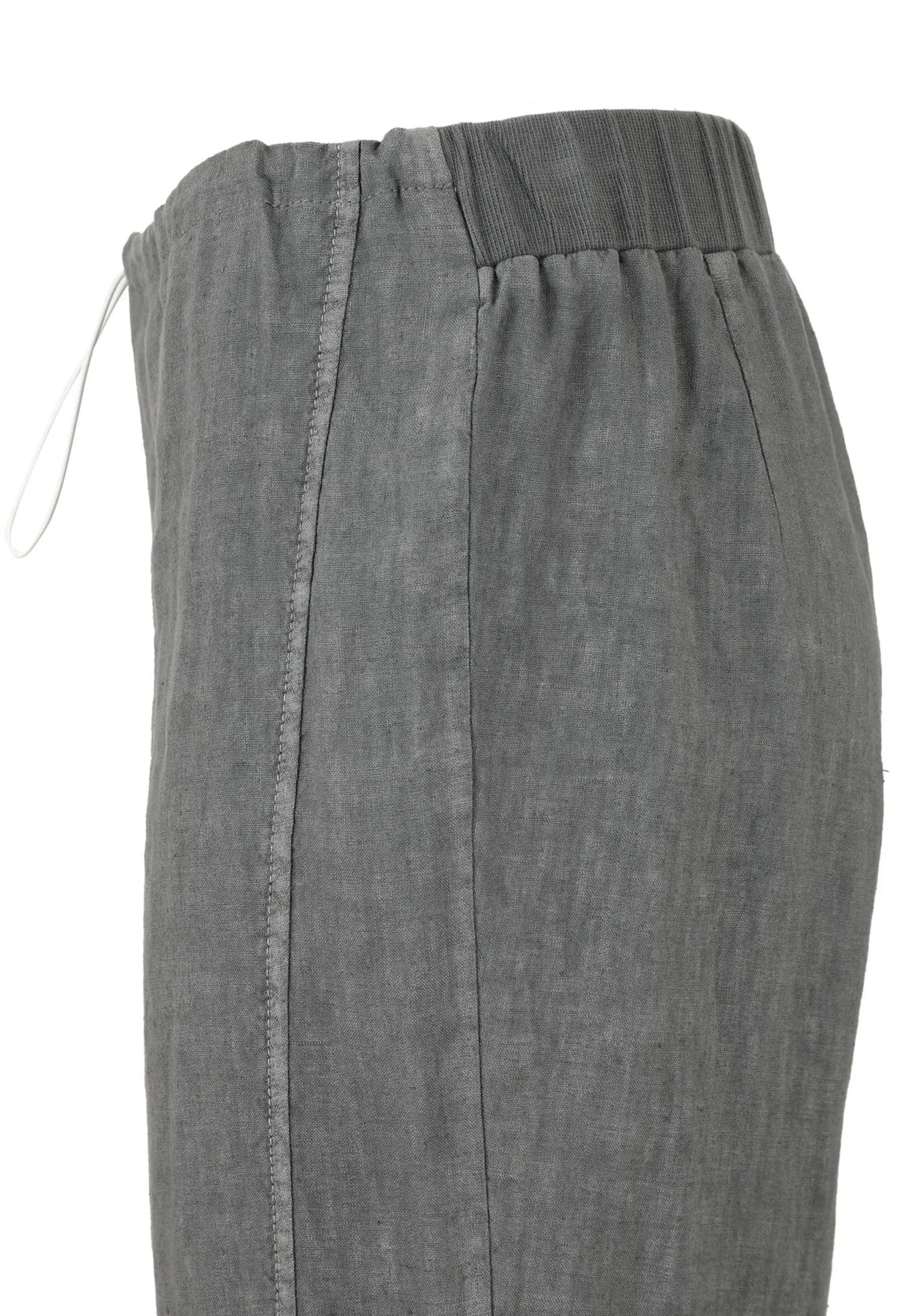 Leinenhose Straight Leg