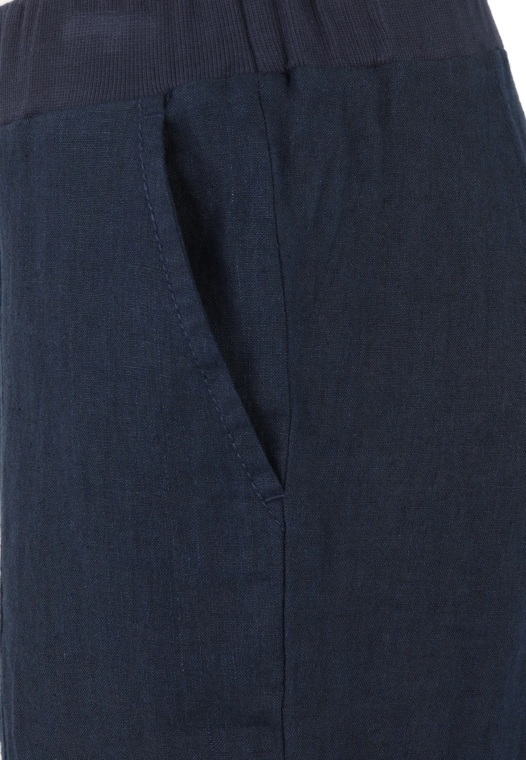 Leinenhose Straight Leg