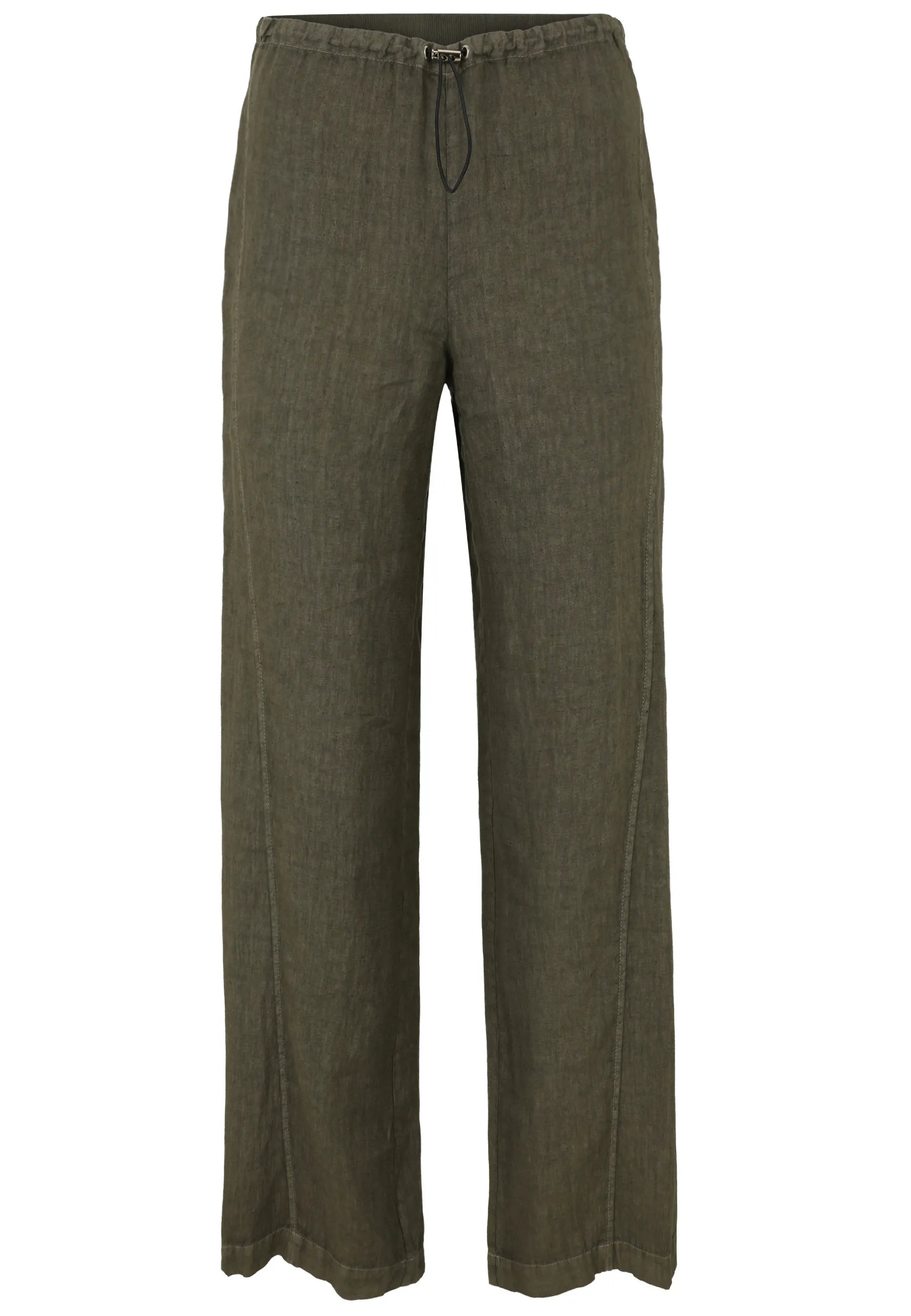 Leinenhose Straight Leg