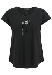 T-Shirt mit Rundhalsausschnitt
