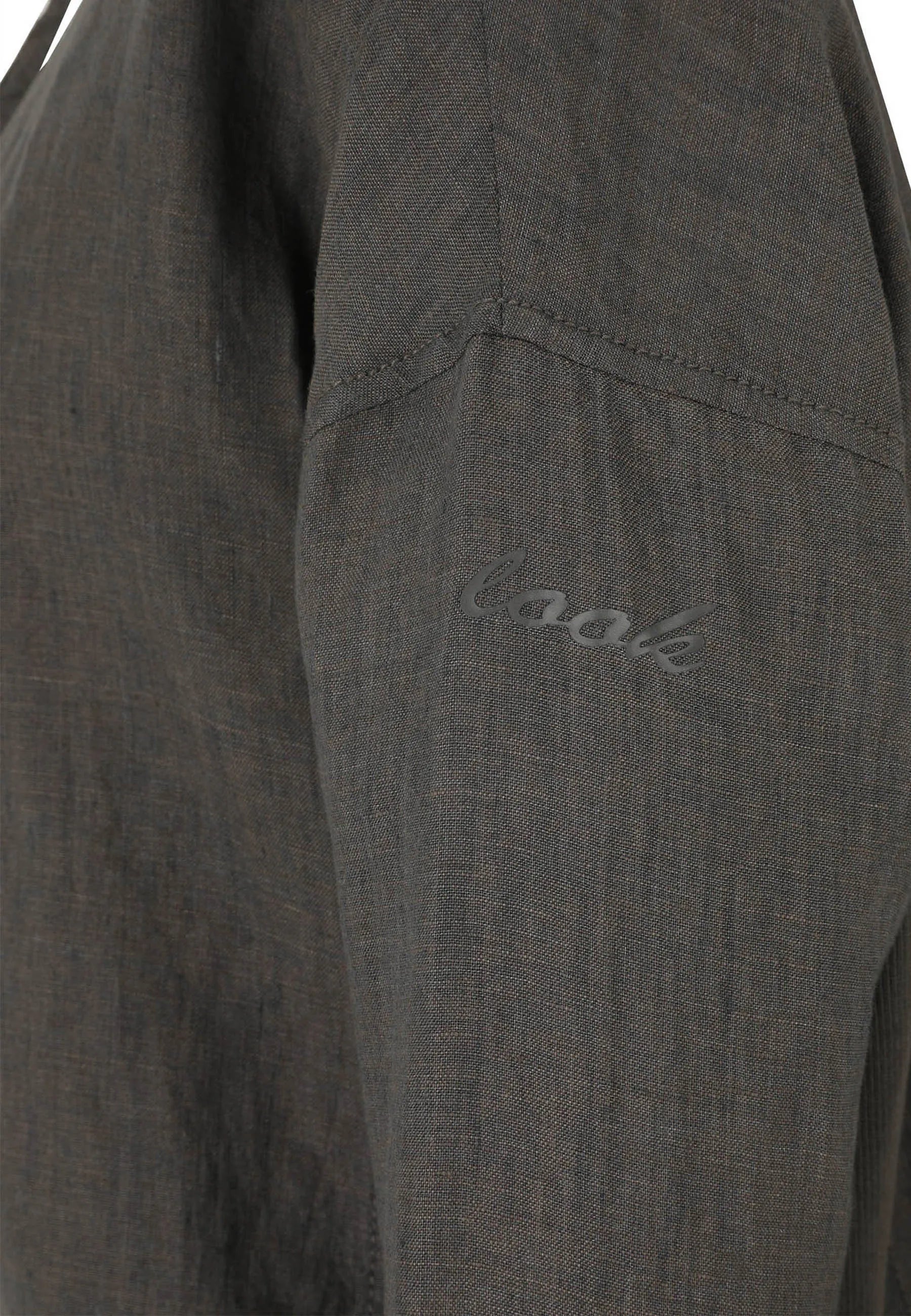 Leinenjacke mit Kapuze